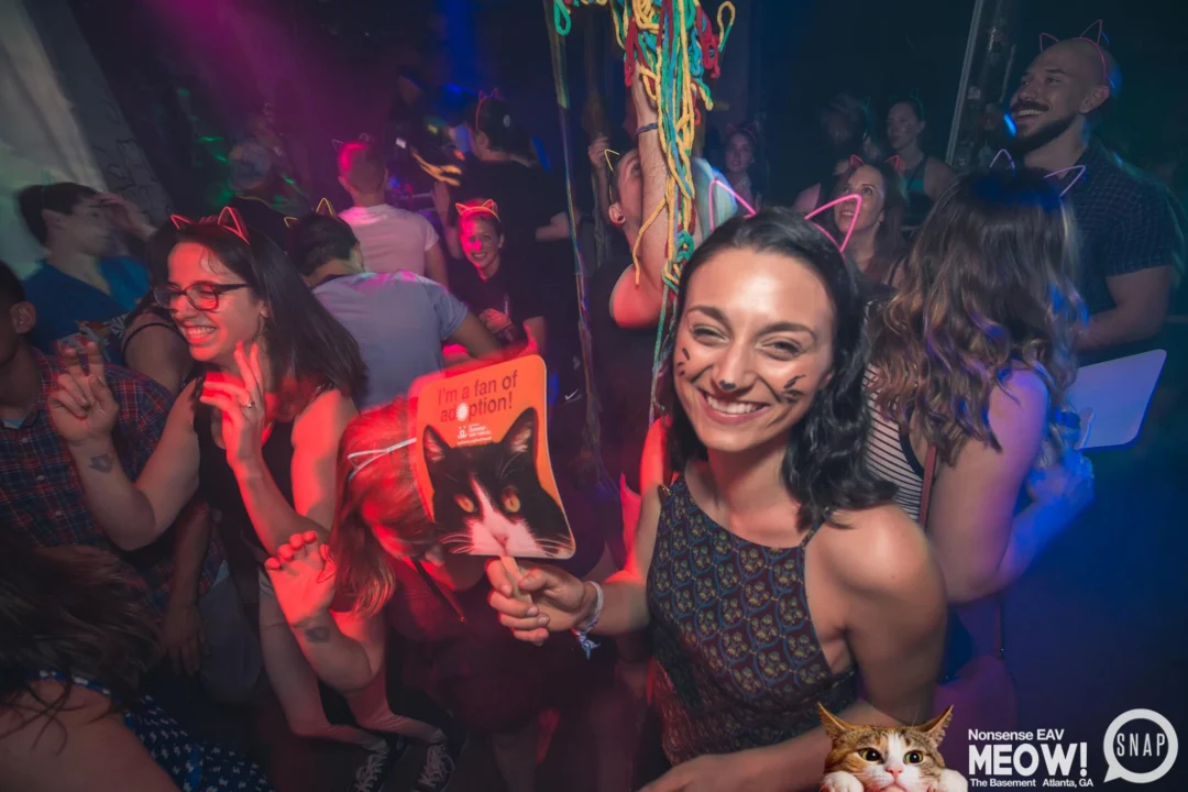 Nonsense EAV: MEOW! June 16 2017! Atlanta's Indie Pop Dance Party at The Basement! 3rd Friday of every month! Kimber is the Dj. Photos by Oh Snap!