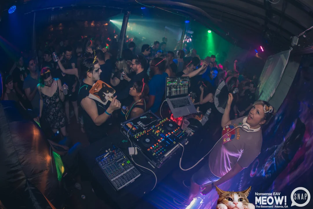 Nonsense EAV: MEOW! June 16 2017! Atlanta's Indie Pop Dance Party at The Basement! 3rd Friday of every month! Kimber is the Dj. Photos by Oh Snap!
