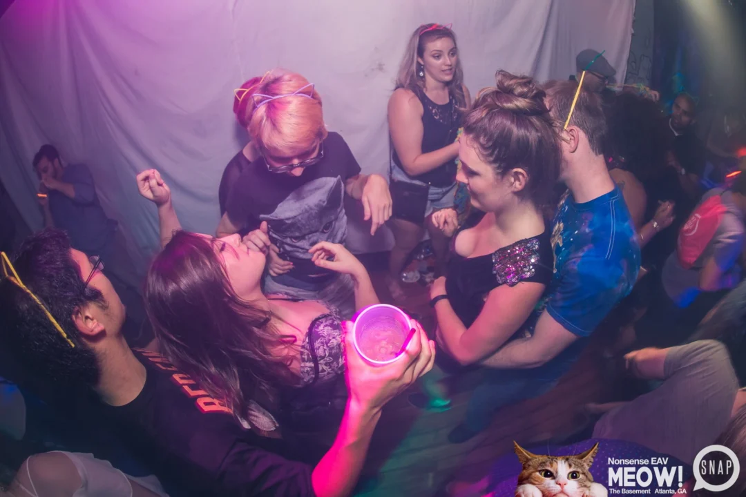 Nonsense EAV: MEOW! June 16 2017! Atlanta's Indie Pop Dance Party at The Basement! 3rd Friday of every month! Kimber is the Dj. Photos by Oh Snap!