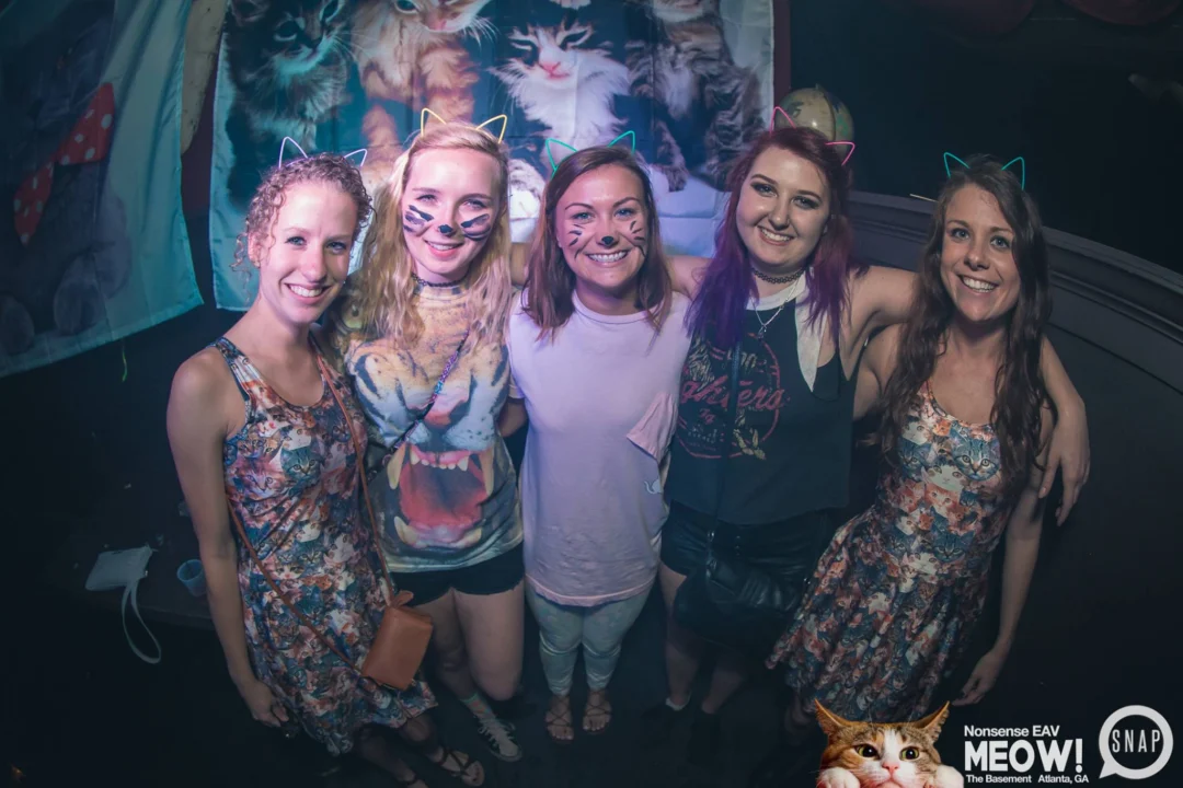Nonsense EAV: MEOW! June 16 2017! Atlanta's Indie Pop Dance Party at The Basement! 3rd Friday of every month! Kimber is the Dj. Photos by Oh Snap!