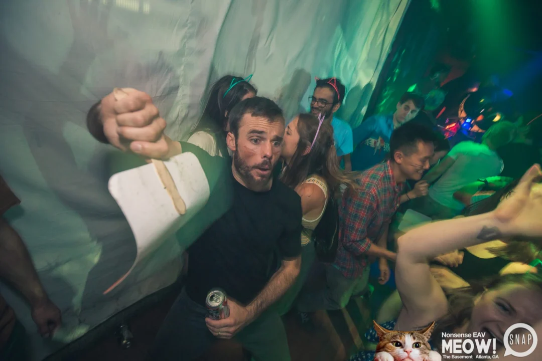 Nonsense EAV: MEOW! June 16 2017! Atlanta's Indie Pop Dance Party at The Basement! 3rd Friday of every month! Kimber is the Dj. Photos by Oh Snap!