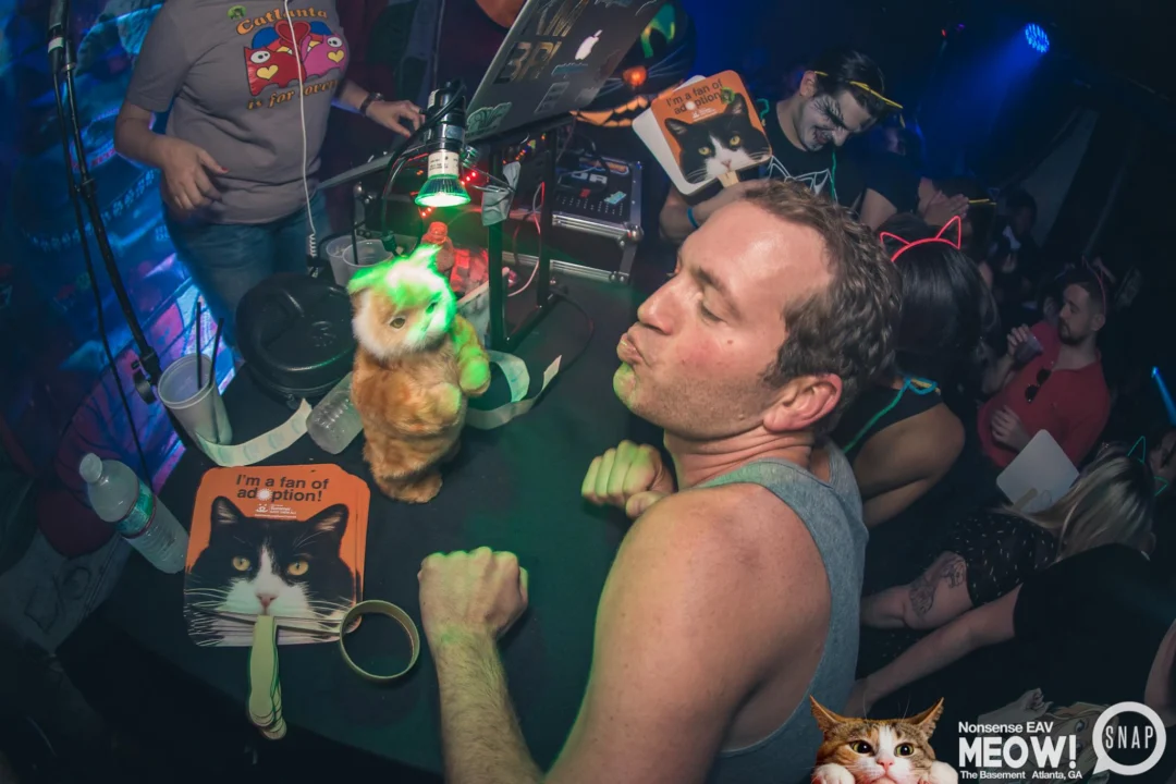 Nonsense EAV: MEOW! June 16 2017! Atlanta's Indie Pop Dance Party at The Basement! 3rd Friday of every month! Kimber is the Dj. Photos by Oh Snap!