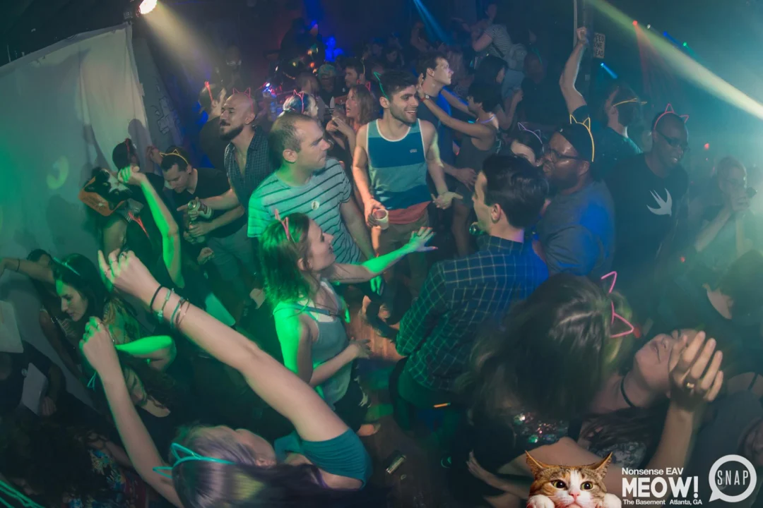 Nonsense EAV: MEOW! June 16 2017! Atlanta's Indie Pop Dance Party at The Basement! 3rd Friday of every month! Kimber is the Dj. Photos by Oh Snap!