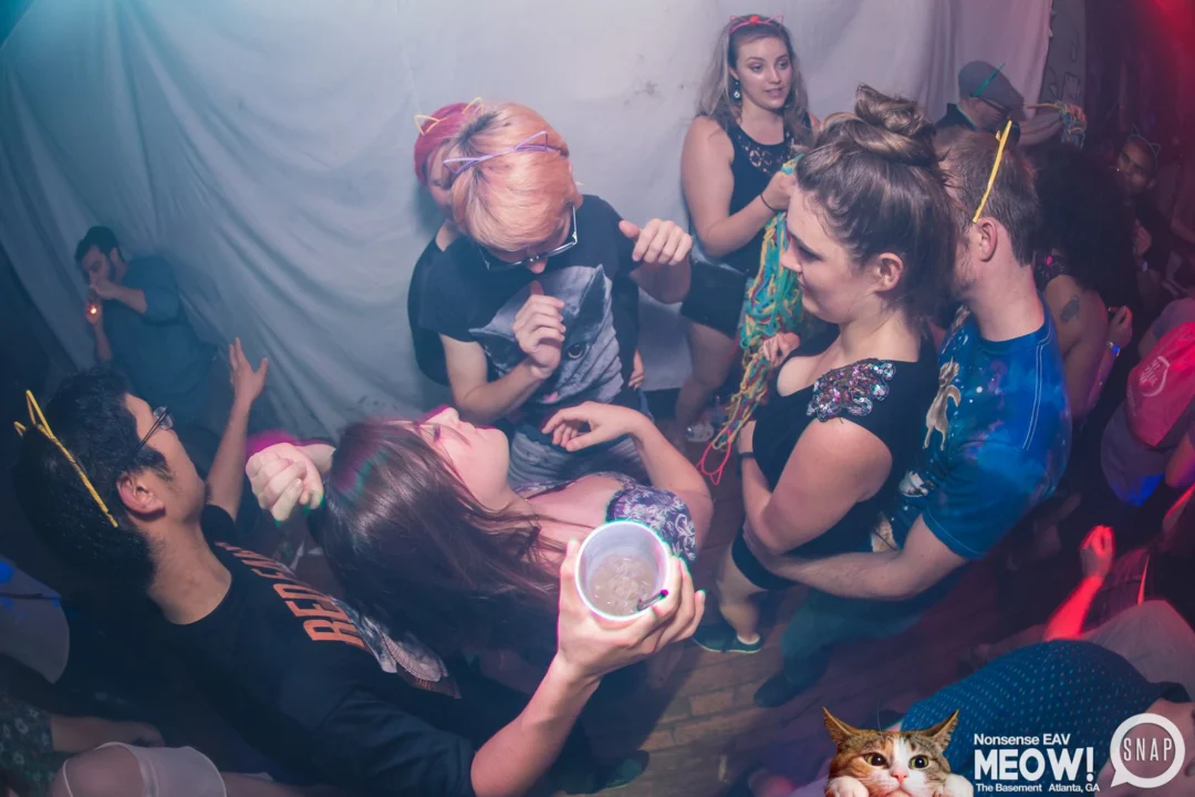 Nonsense EAV: MEOW! June 16 2017! Atlanta's Indie Pop Dance Party at The Basement! 3rd Friday of every month! Kimber is the Dj. Photos by Oh Snap!