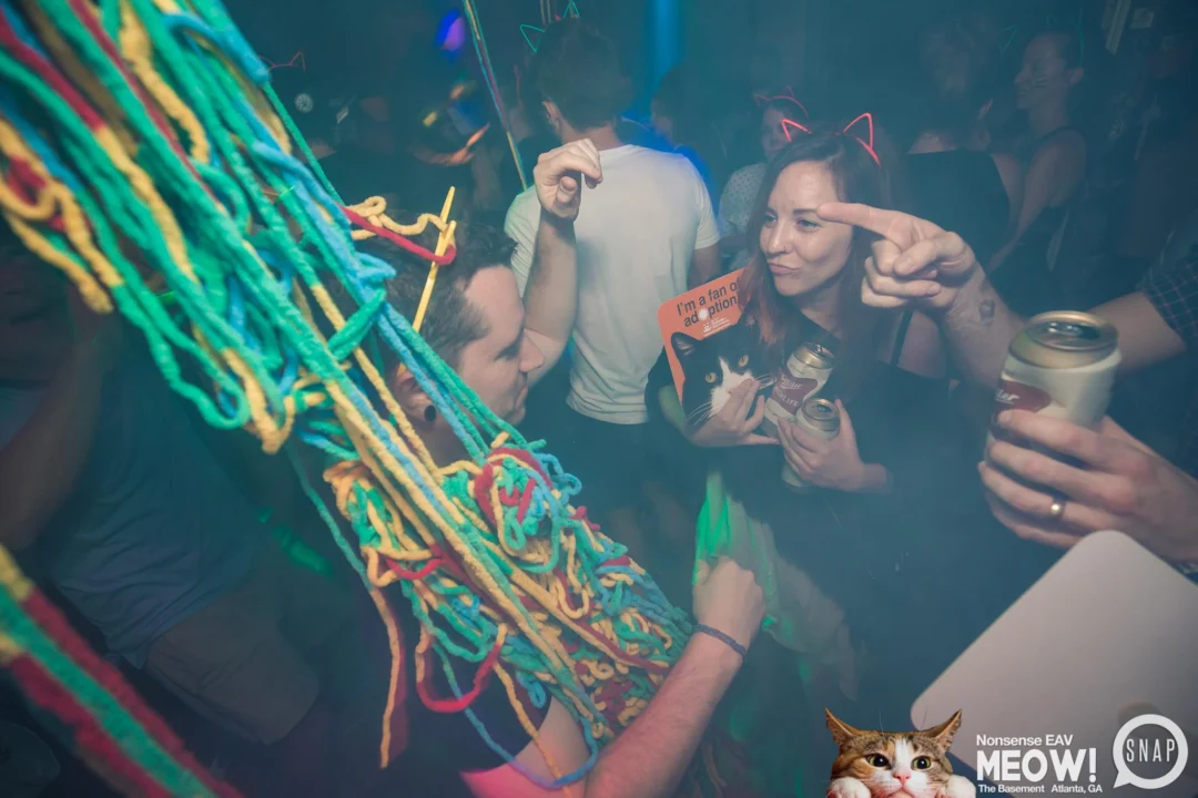 Nonsense EAV: MEOW! June 16 2017! Atlanta's Indie Pop Dance Party at The Basement! 3rd Friday of every month! Kimber is the Dj. Photos by Oh Snap!