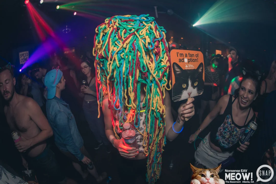 Nonsense EAV: MEOW! June 16 2017! Atlanta's Indie Pop Dance Party at The Basement! 3rd Friday of every month! Kimber is the Dj. Photos by Oh Snap!