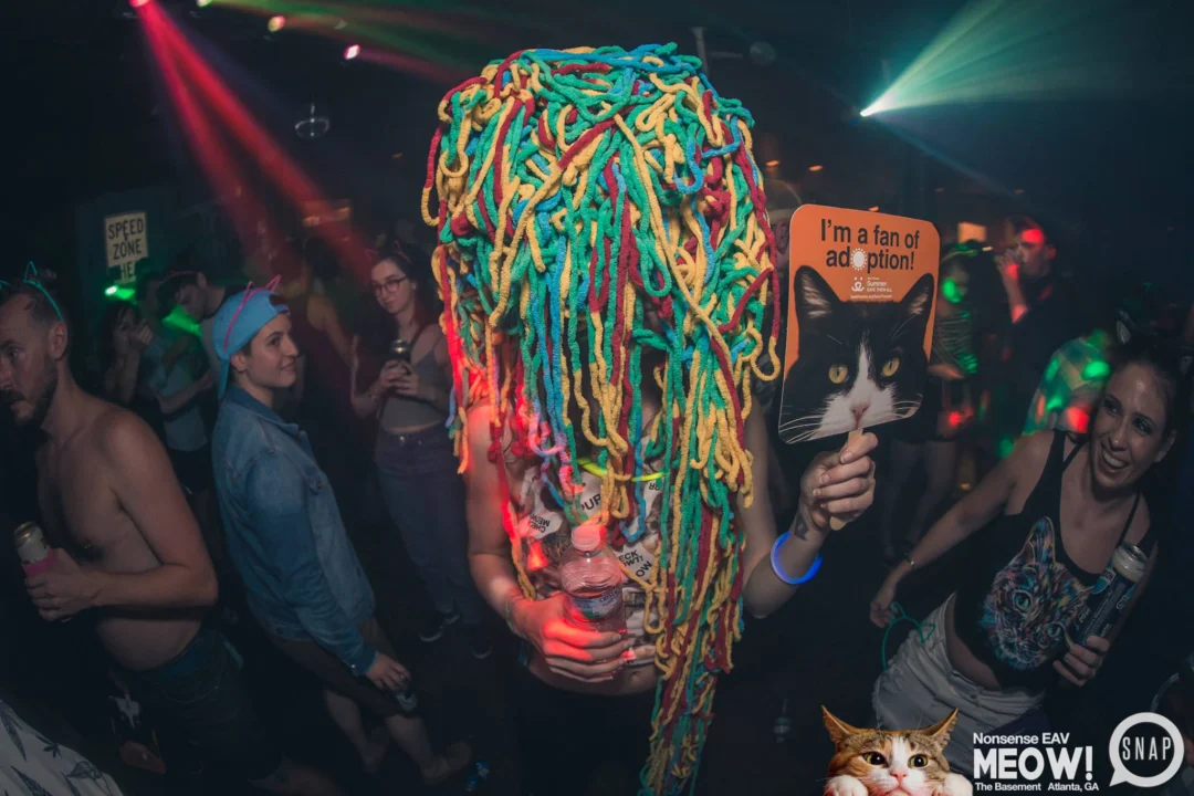 Nonsense EAV: MEOW! June 16 2017! Atlanta's Indie Pop Dance Party at The Basement! 3rd Friday of every month! Kimber is the Dj. Photos by Oh Snap!
