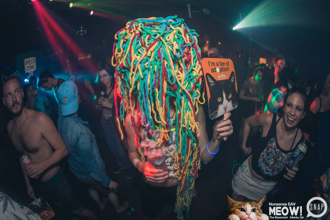 Nonsense EAV: MEOW! June 16 2017! Atlanta's Indie Pop Dance Party at The Basement! 3rd Friday of every month! Kimber is the Dj. Photos by Oh Snap!