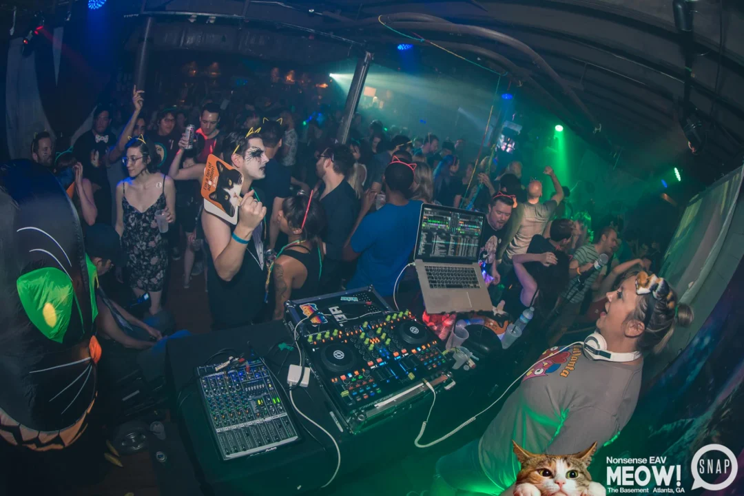 Nonsense EAV: MEOW! June 16 2017! Atlanta's Indie Pop Dance Party at The Basement! 3rd Friday of every month! Kimber is the Dj. Photos by Oh Snap!