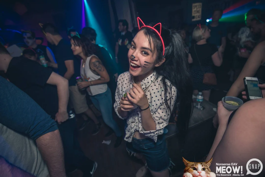 Nonsense EAV: MEOW! June 16 2017! Atlanta's Indie Pop Dance Party at The Basement! 3rd Friday of every month! Kimber is the Dj. Photos by Oh Snap!