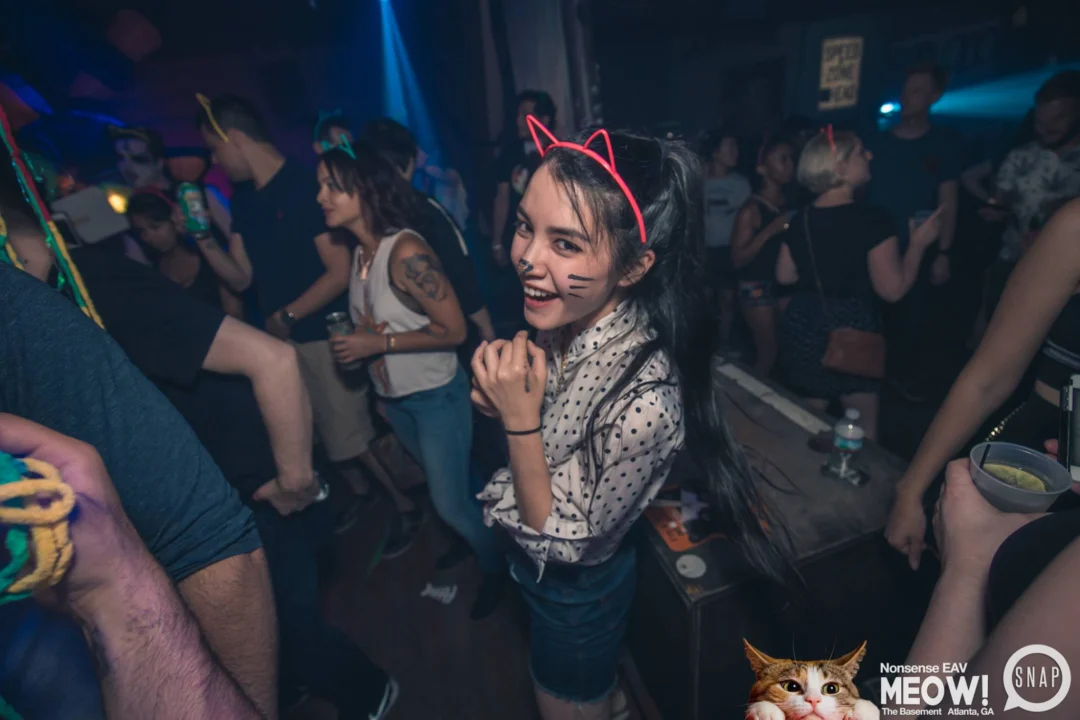 Nonsense EAV: MEOW! June 16 2017! Atlanta's Indie Pop Dance Party at The Basement! 3rd Friday of every month! Kimber is the Dj. Photos by Oh Snap!
