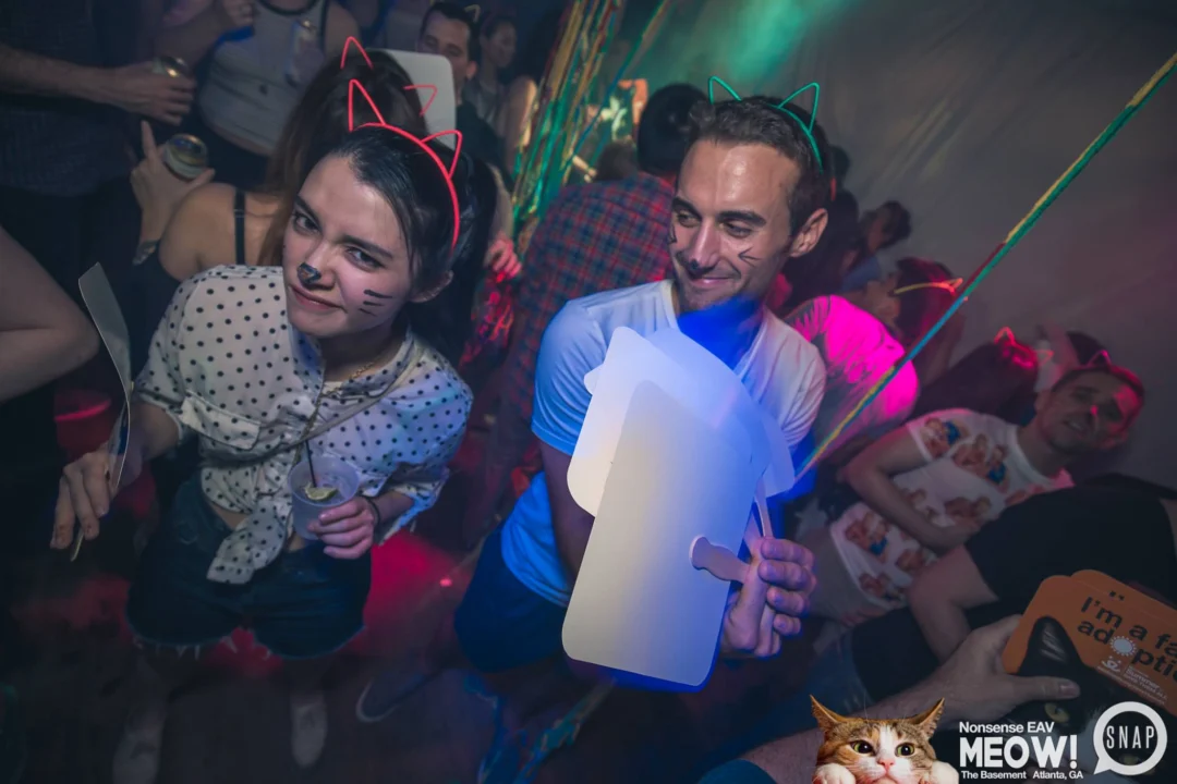 Nonsense EAV: MEOW! June 16 2017! Atlanta's Indie Pop Dance Party at The Basement! 3rd Friday of every month! Kimber is the Dj. Photos by Oh Snap!