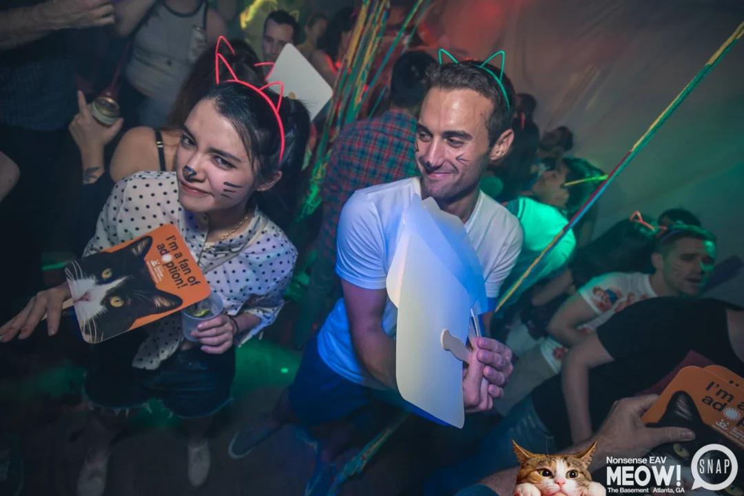 Nonsense EAV: MEOW! June 16 2017! Atlanta's Indie Pop Dance Party at The Basement! 3rd Friday of every month! Kimber is the Dj. Photos by Oh Snap!