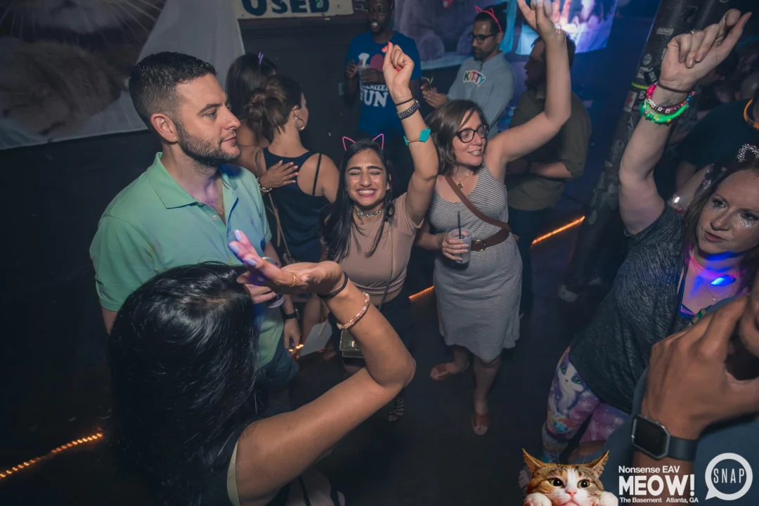 Nonsense EAV: MEOW! June 16 2017! Atlanta's Indie Pop Dance Party at The Basement! 3rd Friday of every month! Kimber is the Dj. Photos by Oh Snap!