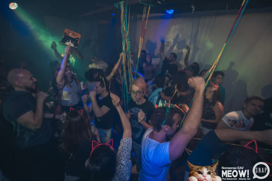 Nonsense EAV: MEOW! June 16 2017! Atlanta's Indie Pop Dance Party at The Basement! 3rd Friday of every month! Kimber is the Dj. Photos by Oh Snap!