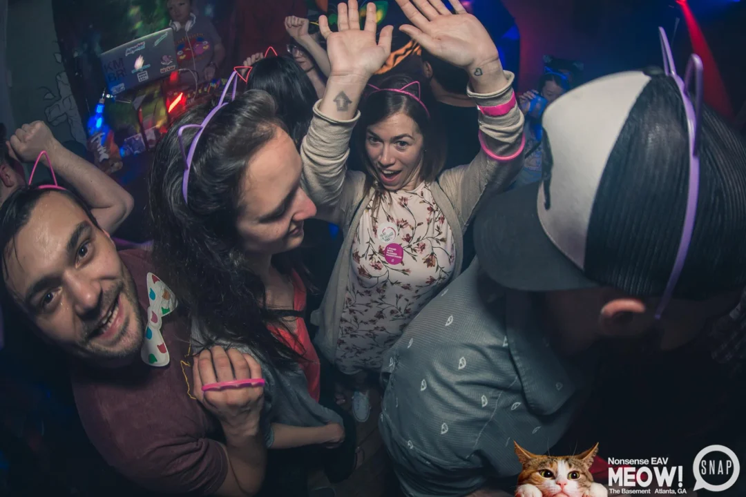 Nonsense EAV: MEOW! June 16 2017! Atlanta's Indie Pop Dance Party at The Basement! 3rd Friday of every month! Kimber is the Dj. Photos by Oh Snap!