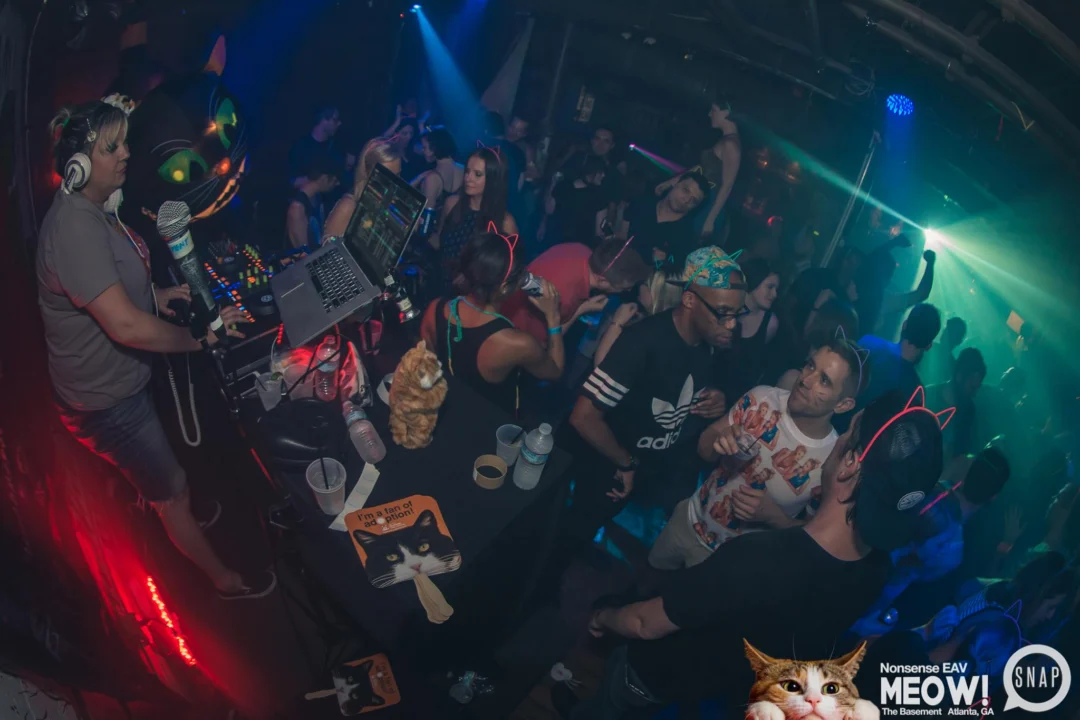 Nonsense EAV: MEOW! June 16 2017! Atlanta's Indie Pop Dance Party at The Basement! 3rd Friday of every month! Kimber is the Dj. Photos by Oh Snap!