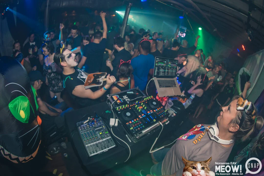 Nonsense EAV: MEOW! June 16 2017! Atlanta's Indie Pop Dance Party at The Basement! 3rd Friday of every month! Kimber is the Dj. Photos by Oh Snap!