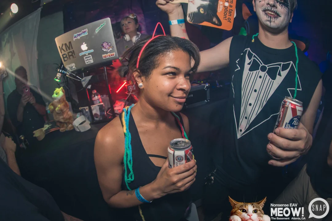 Nonsense EAV: MEOW! June 16 2017! Atlanta's Indie Pop Dance Party at The Basement! 3rd Friday of every month! Kimber is the Dj. Photos by Oh Snap!