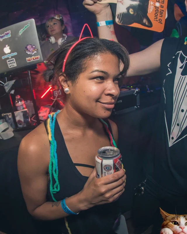 Nonsense EAV: MEOW! June 16 2017! Atlanta's Indie Pop Dance Party at The Basement! 3rd Friday of every month! Kimber is the Dj. Photos by Oh Snap!