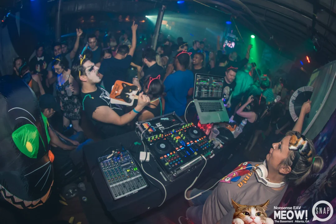 Nonsense EAV: MEOW! June 16 2017! Atlanta's Indie Pop Dance Party at The Basement! 3rd Friday of every month! Kimber is the Dj. Photos by Oh Snap!