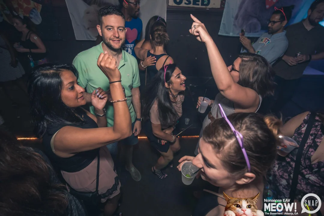 Nonsense EAV: MEOW! June 16 2017! Atlanta's Indie Pop Dance Party at The Basement! 3rd Friday of every month! Kimber is the Dj. Photos by Oh Snap!