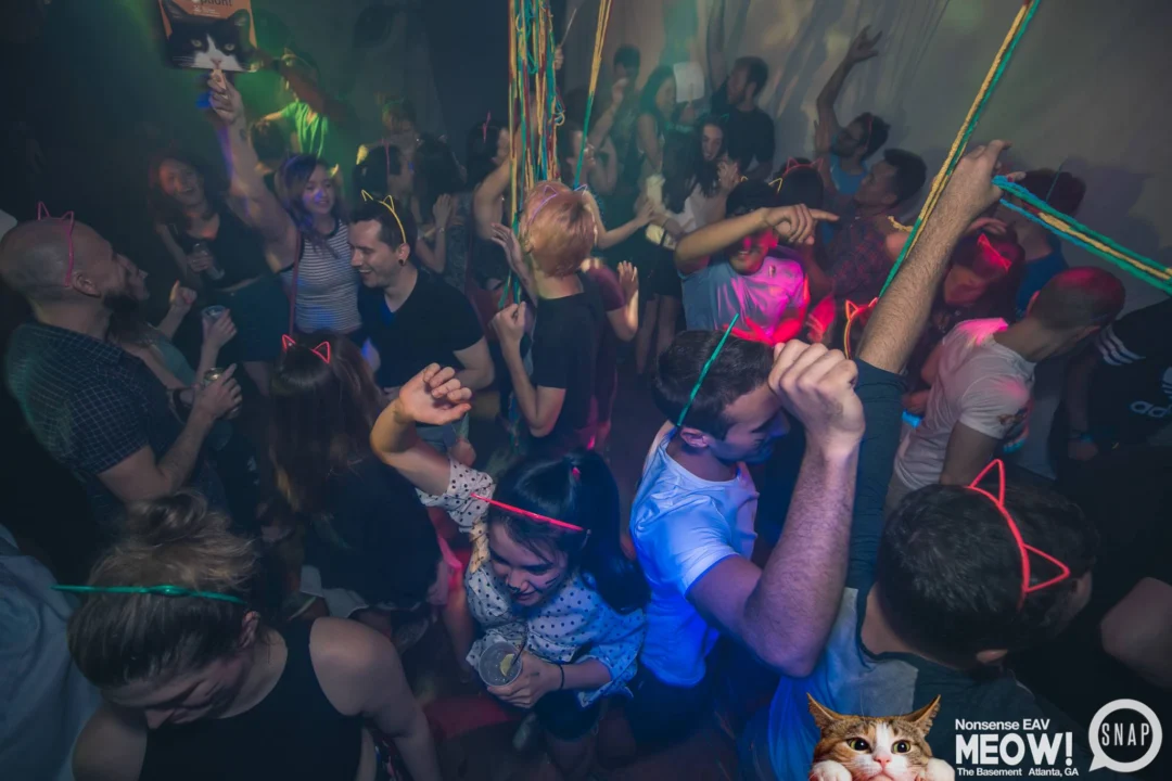Nonsense EAV: MEOW! June 16 2017! Atlanta's Indie Pop Dance Party at The Basement! 3rd Friday of every month! Kimber is the Dj. Photos by Oh Snap!