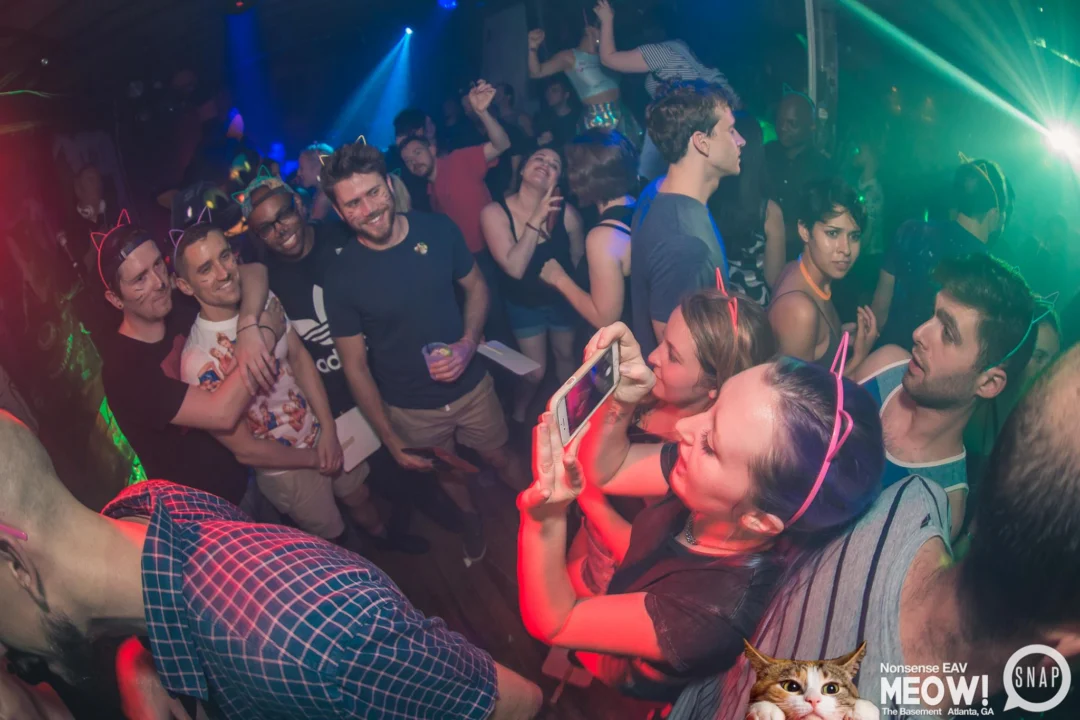 Nonsense EAV: MEOW! June 16 2017! Atlanta's Indie Pop Dance Party at The Basement! 3rd Friday of every month! Kimber is the Dj. Photos by Oh Snap!