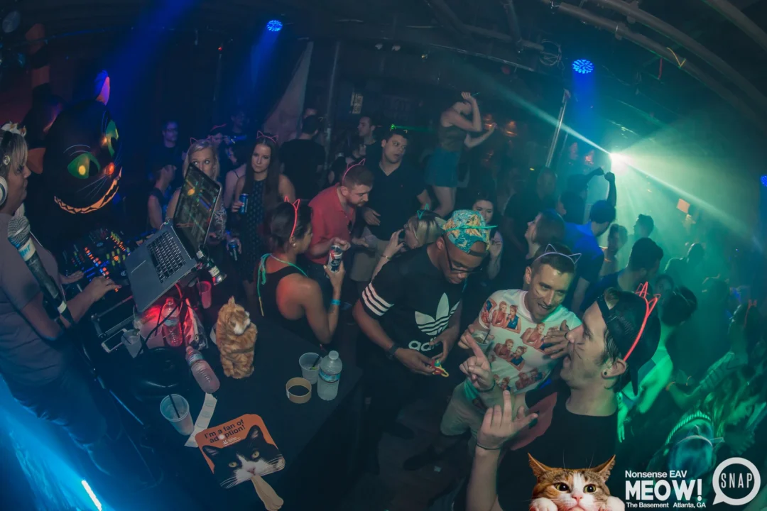 Nonsense EAV: MEOW! June 16 2017! Atlanta's Indie Pop Dance Party at The Basement! 3rd Friday of every month! Kimber is the Dj. Photos by Oh Snap!