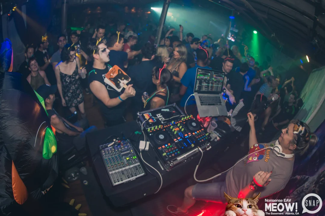 Nonsense EAV: MEOW! June 16 2017! Atlanta's Indie Pop Dance Party at The Basement! 3rd Friday of every month! Kimber is the Dj. Photos by Oh Snap!