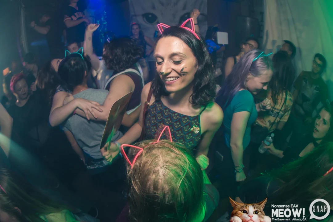 Nonsense EAV: MEOW! June 16 2017! Atlanta's Indie Pop Dance Party at The Basement! 3rd Friday of every month! Kimber is the Dj. Photos by Oh Snap!