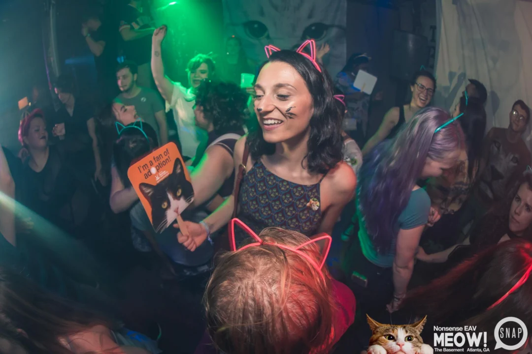 Nonsense EAV: MEOW! June 16 2017! Atlanta's Indie Pop Dance Party at The Basement! 3rd Friday of every month! Kimber is the Dj. Photos by Oh Snap!