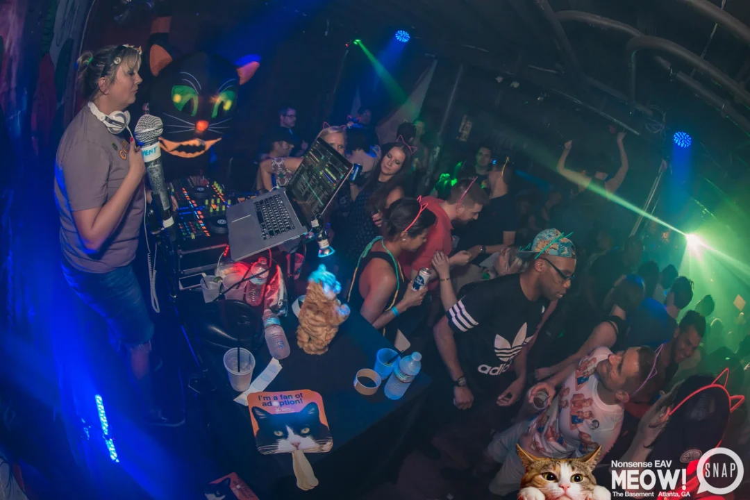 Nonsense EAV: MEOW! June 16 2017! Atlanta's Indie Pop Dance Party at The Basement! 3rd Friday of every month! Kimber is the Dj. Photos by Oh Snap!
