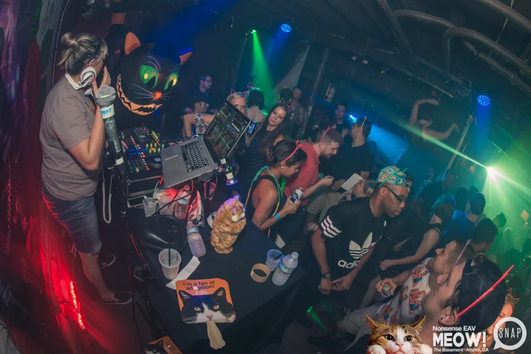 Nonsense EAV: MEOW! June 16 2017! Atlanta's Indie Pop Dance Party at The Basement! 3rd Friday of every month! Kimber is the Dj. Photos by Oh Snap!