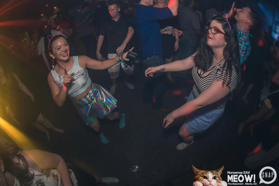 Nonsense EAV: MEOW! June 16 2017! Atlanta's Indie Pop Dance Party at The Basement! 3rd Friday of every month! Kimber is the Dj. Photos by Oh Snap!