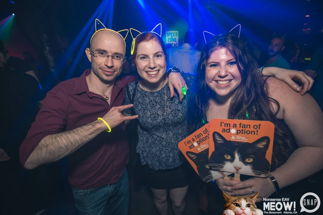 Nonsense EAV: MEOW! June 16 2017! Atlanta's Indie Pop Dance Party at The Basement! 3rd Friday of every month! Kimber is the Dj. Photos by Oh Snap!