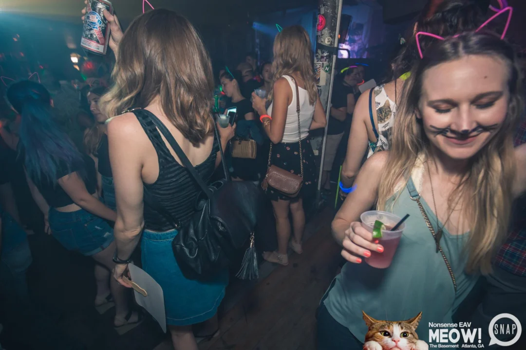 Nonsense EAV: MEOW! June 16 2017! Atlanta's Indie Pop Dance Party at The Basement! 3rd Friday of every month! Kimber is the Dj. Photos by Oh Snap!