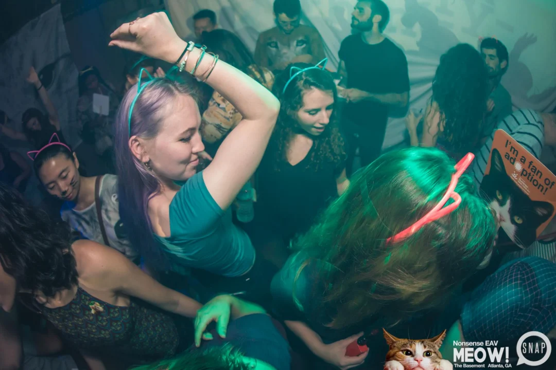 Nonsense EAV: MEOW! June 16 2017! Atlanta's Indie Pop Dance Party at The Basement! 3rd Friday of every month! Kimber is the Dj. Photos by Oh Snap!