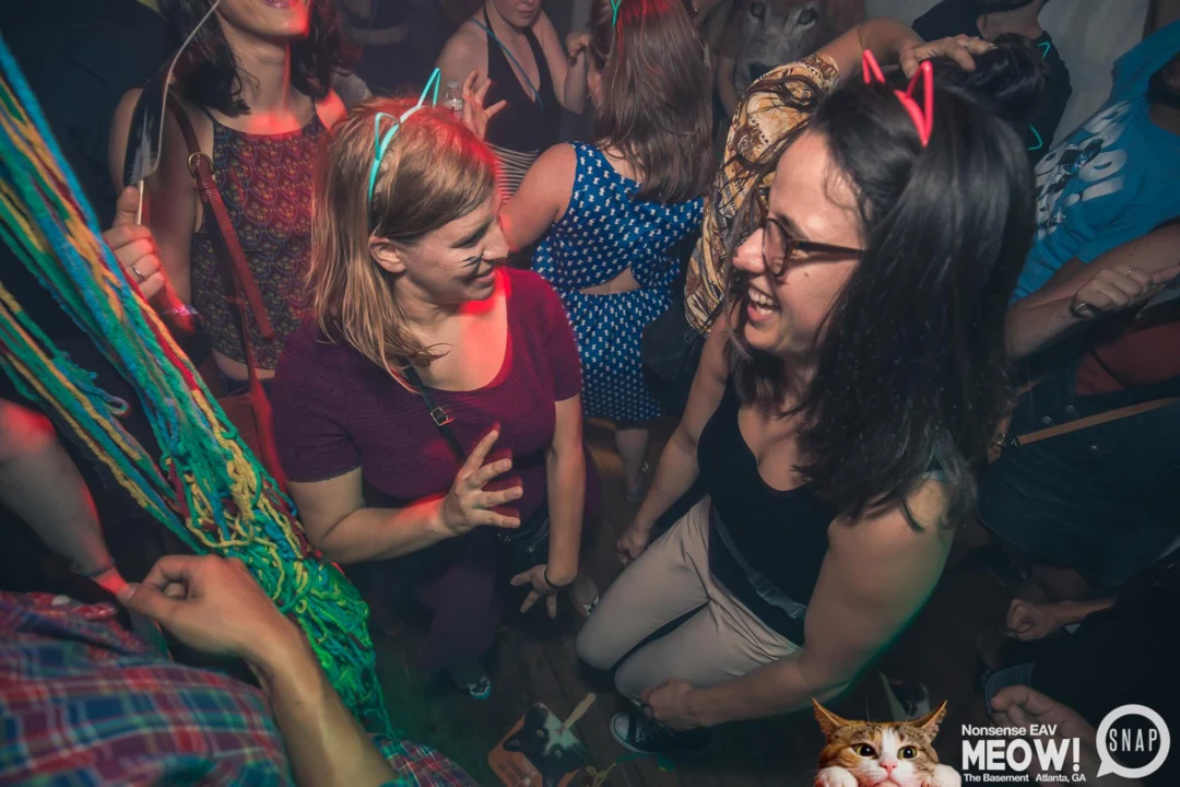 Nonsense EAV: MEOW! June 16 2017! Atlanta's Indie Pop Dance Party at The Basement! 3rd Friday of every month! Kimber is the Dj. Photos by Oh Snap!