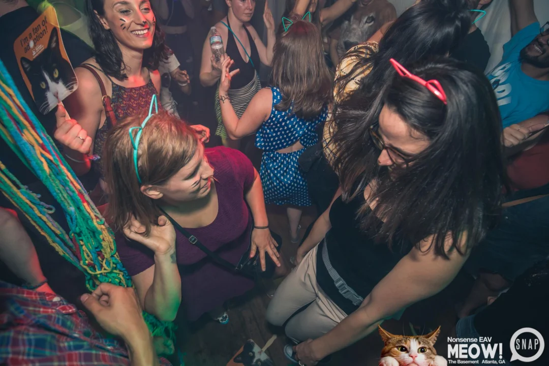 Nonsense EAV: MEOW! June 16 2017! Atlanta's Indie Pop Dance Party at The Basement! 3rd Friday of every month! Kimber is the Dj. Photos by Oh Snap!