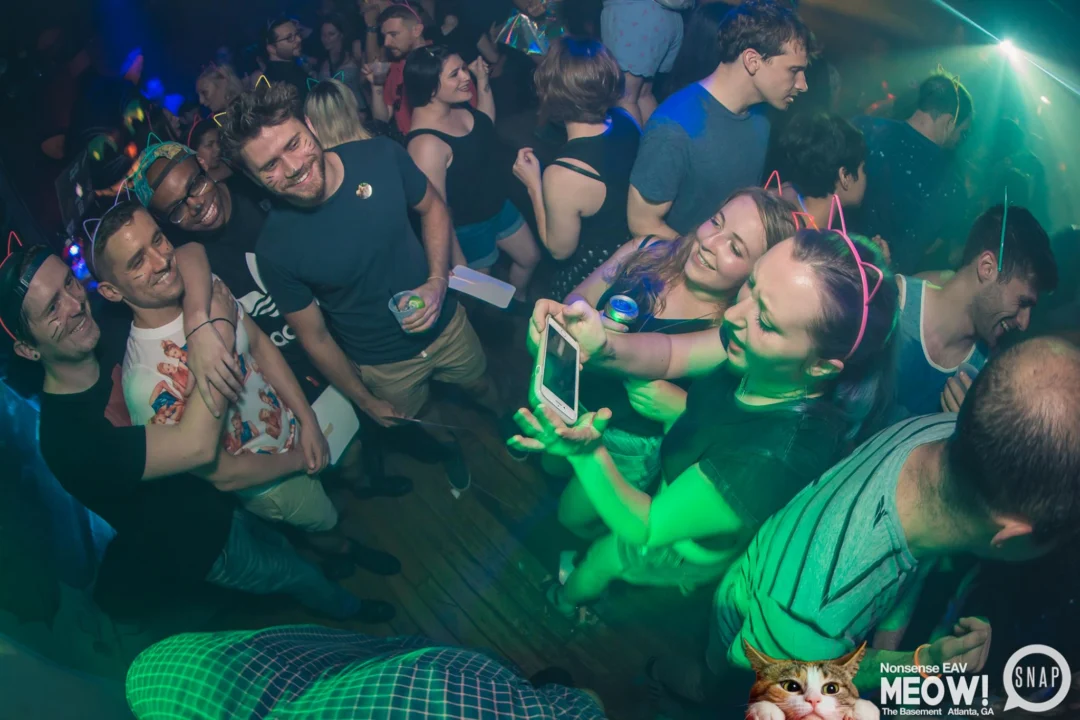 Nonsense EAV: MEOW! June 16 2017! Atlanta's Indie Pop Dance Party at The Basement! 3rd Friday of every month! Kimber is the Dj. Photos by Oh Snap!