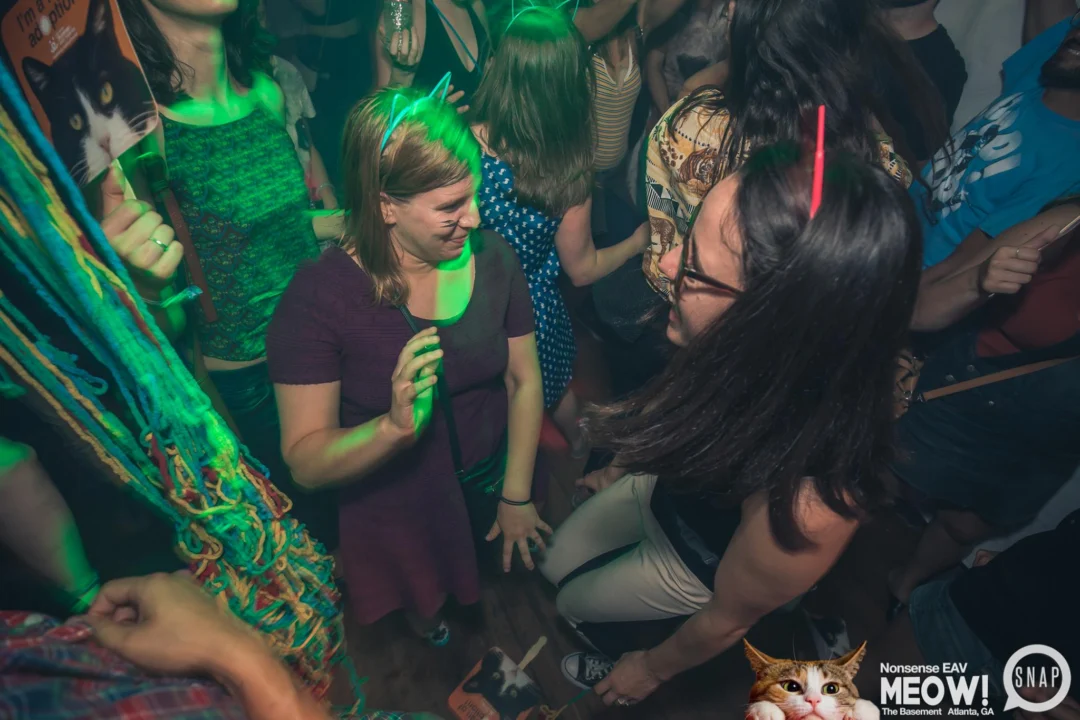 Nonsense EAV: MEOW! June 16 2017! Atlanta's Indie Pop Dance Party at The Basement! 3rd Friday of every month! Kimber is the Dj. Photos by Oh Snap!