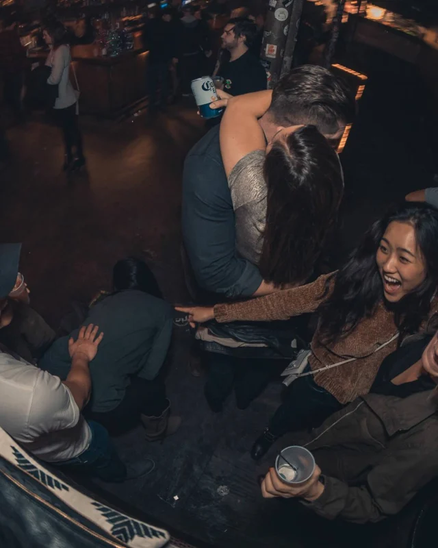 Nonsense Holiday Party 2017! Kimber + Fuller + Santa! It's Altanta's Indie Pop Dance Party! Tag your friends! Photo by Oh Snap/Fabeaux!