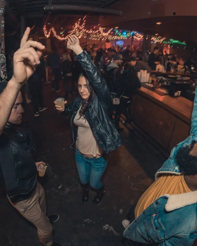 Nonsense Holiday Party 2017! Kimber + Fuller + Santa! It's Altanta's Indie Pop Dance Party! Tag your friends! Photo by Oh Snap/Fabeaux!