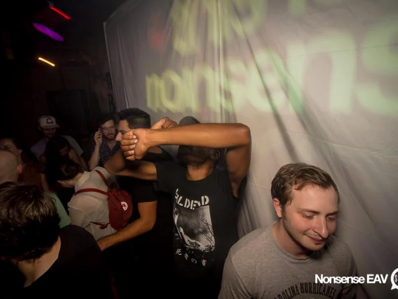 Nonsense EAV Indie Pop Dance Party - July 2017 at The Basement in EAV! Kimber is the DJ! We get ridiculous! Photo by Oh Snap!