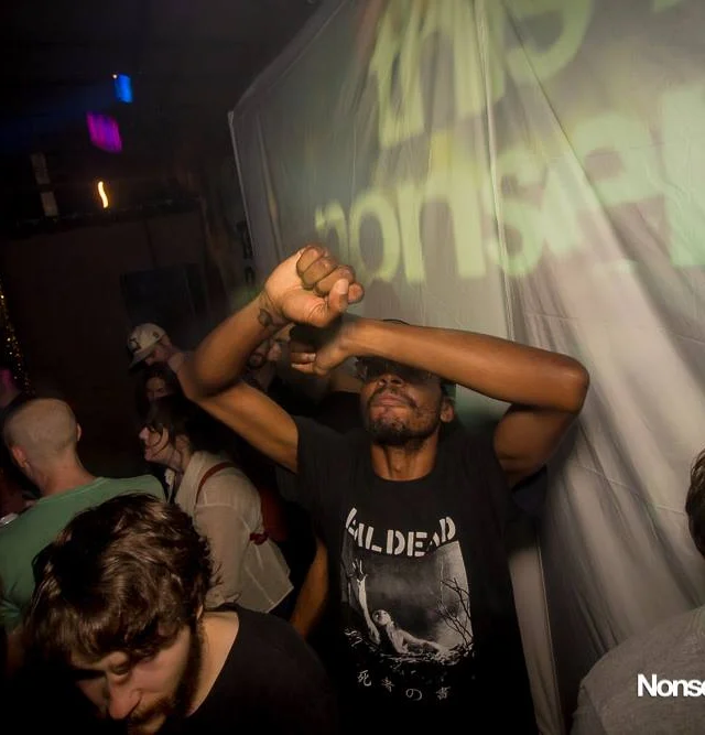 Nonsense EAV Indie Pop Dance Party - July 2017 at The Basement in EAV! Kimber is the DJ! We get ridiculous! Photo by Oh Snap!