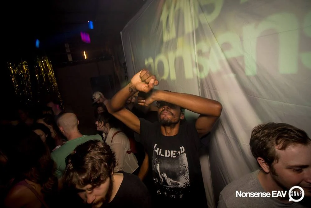 Nonsense EAV Indie Pop Dance Party - July 2017 at The Basement in EAV! Kimber is the DJ! We get ridiculous! Photo by Oh Snap!
