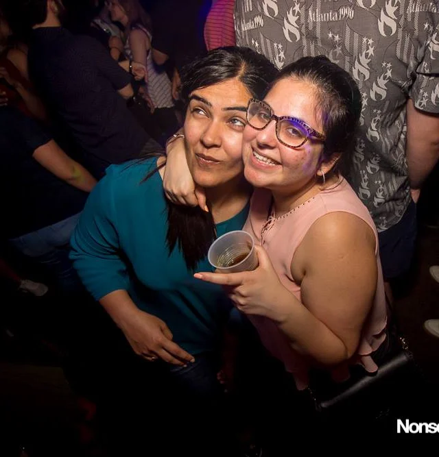 Nonsense EAV Indie Pop Dance Party - July 2017 at The Basement in EAV! Kimber is the DJ! We get ridiculous! Photo by Oh Snap!