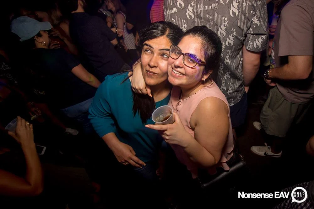 Nonsense EAV Indie Pop Dance Party - July 2017 at The Basement in EAV! Kimber is the DJ! We get ridiculous! Photo by Oh Snap!