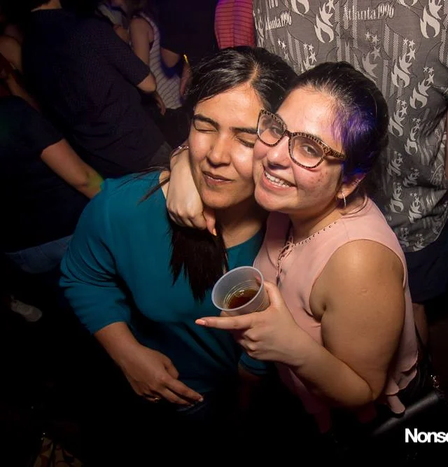 Nonsense EAV Indie Pop Dance Party - July 2017 at The Basement in EAV! Kimber is the DJ! We get ridiculous! Photo by Oh Snap!